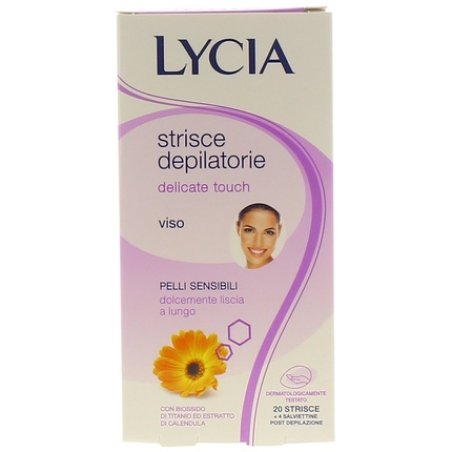 Lycia Depilazione Strisce Viso 20pz Pelli Sensibili Rasatura E Depilazione