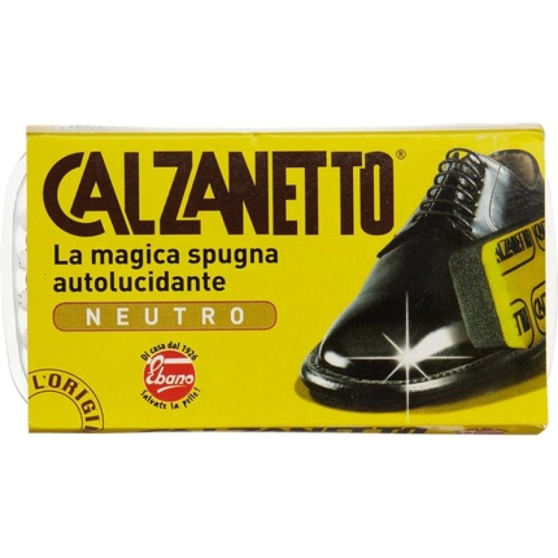CALZANETTO Neutro Self-Shining Sponge - Shoe Cleaning