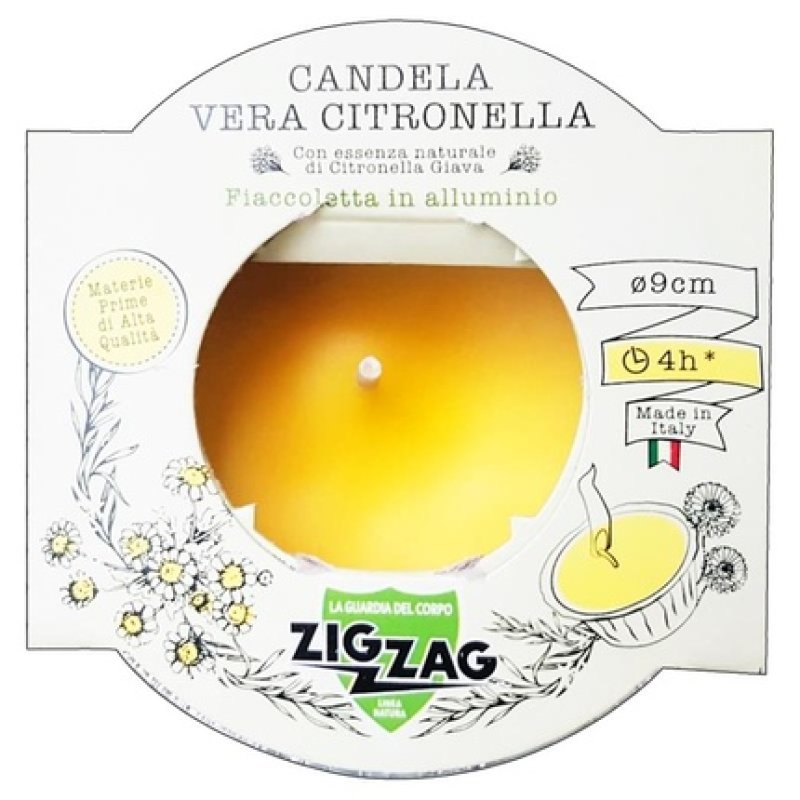 Citronella Candles 9 CM Zig Zag