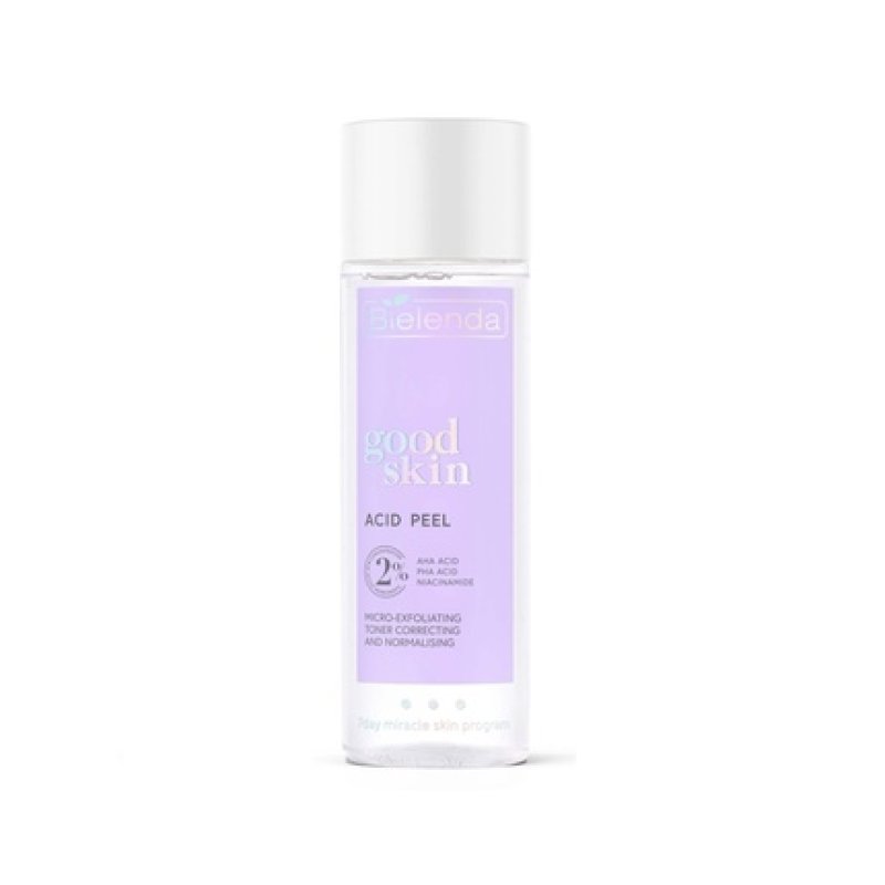 Bielenda Good Skin Acid Peel Micro-Exfoliating Correcting And Normalizing Tonic With Aha Pha Acids