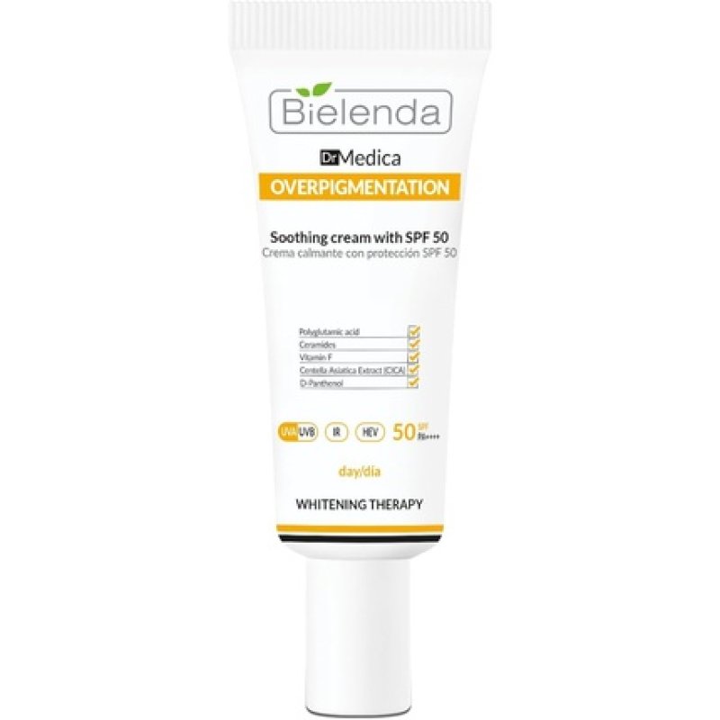 Bielenda Dr Medica Overpigmentation Soothing Cream with SPF 50 50ml