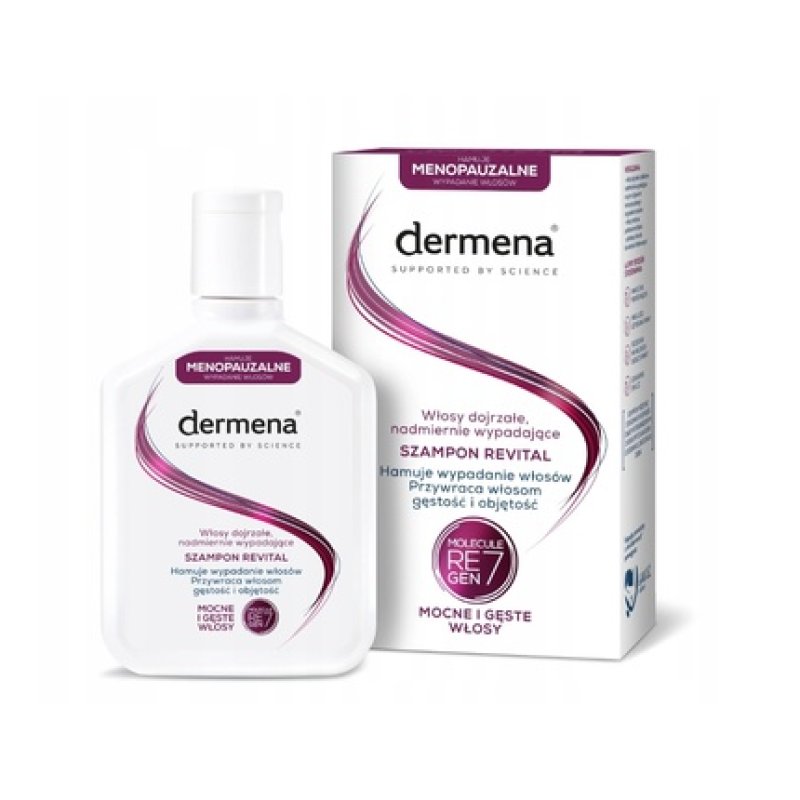 Pharmena Dermena Advanced Hair Revitalizing Shampoo For Mature & Thinning Hair - 200ml