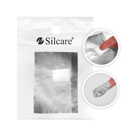 Silcare Hybrid Removal Pads Aluminum Foil - 100 Pieces