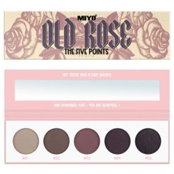MIYO The Five Points Eyeshadow Palette Old Rose 6.5g
