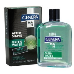 Genera Man Green Water After Shave - 100 Milliliters