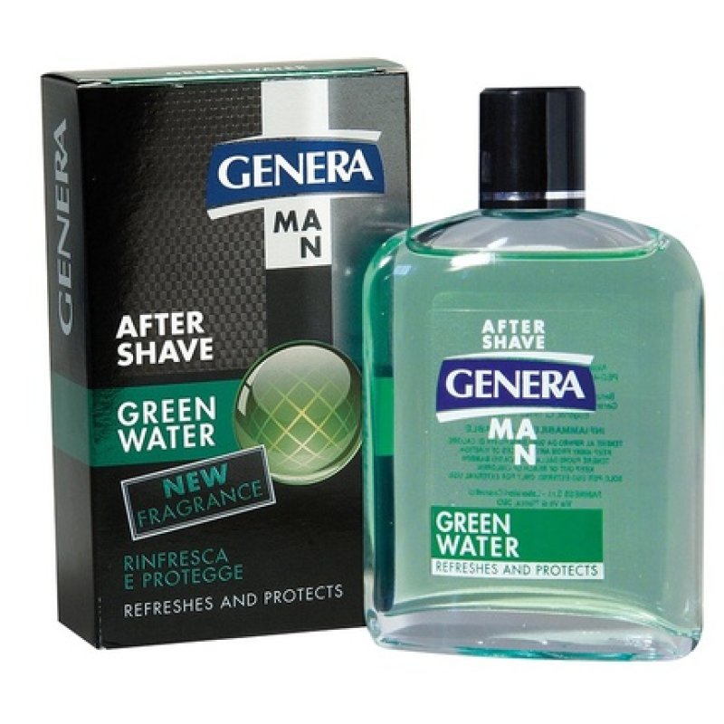 Genera Man Green Water After Shave - 100 Milliliters