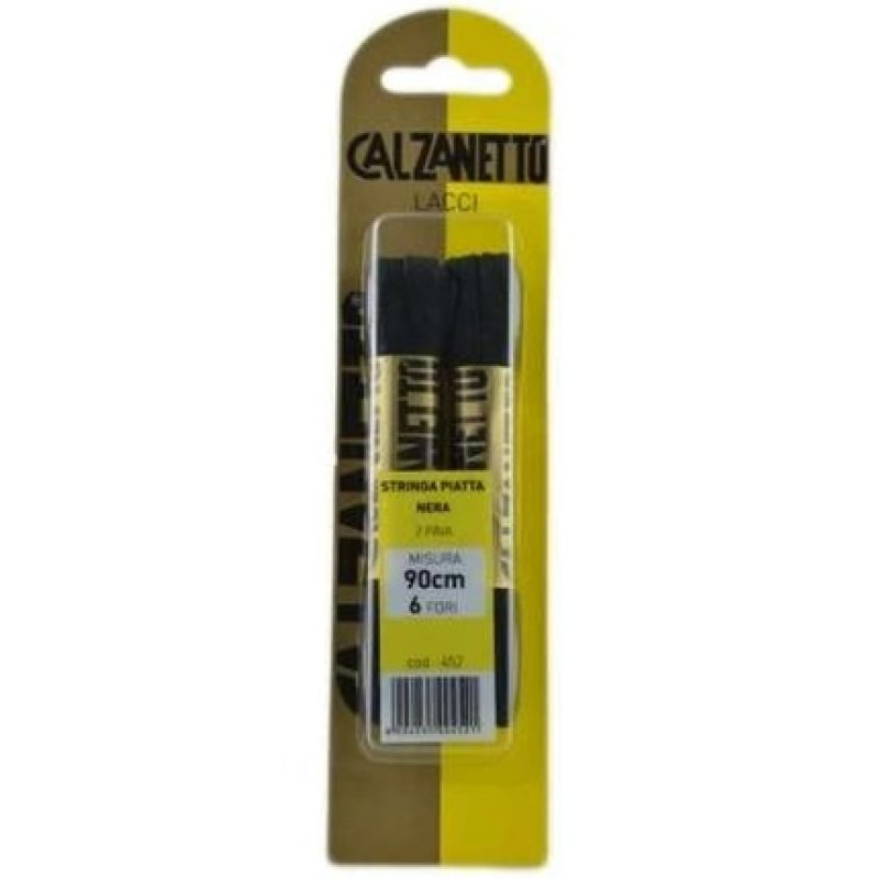 Calzanetto Flat String, 2 Pairs, Black Treatments and Shoe Polishes 50g - Pack of 2