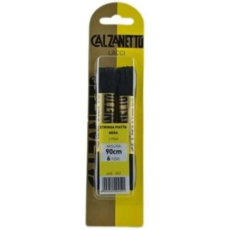 Calzanetto Flat String, 2 Pairs, Black Treatments and Shoe Polishes 50g - Pack of 2