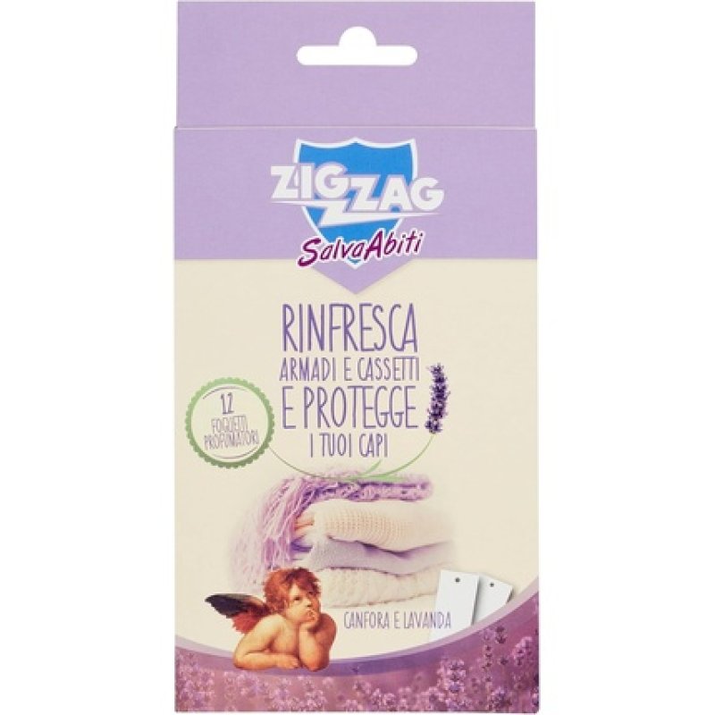 Deisa Ebano 12 Leaf Potpourri Sachets with Camphor and Lavender