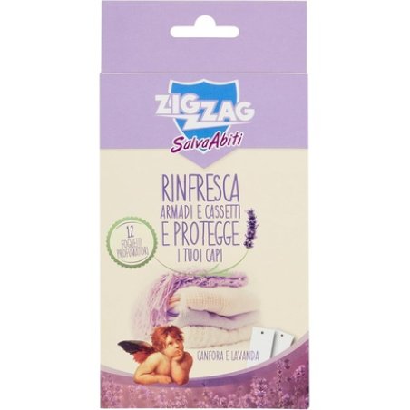 Deisa Ebano 12 Leaf Potpourri Sachets with Camphor and Lavender