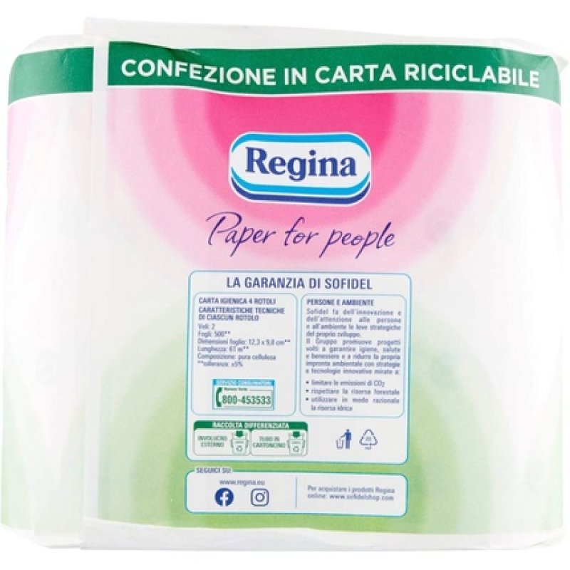 Regina Eco Toilet Paper Rolls 4 Pieces