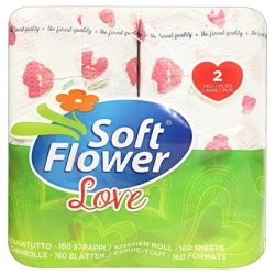 Soft Flower 2 Absorbent Paper Towel