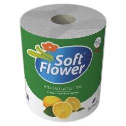 Soft Flower MEGA 50 MT Limone Paper Towel