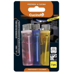 Rechargeable Lighters 3 Pack Gabbiano