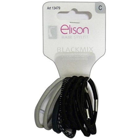 GABBIANO Elastics 13479 Assorted Fantasy Blackmix13405 Hair Accessory