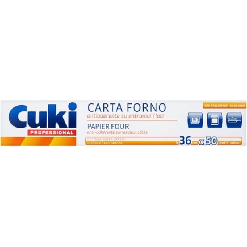 Cuki Non-Stick Paper for Oven with Cutter 36x50m