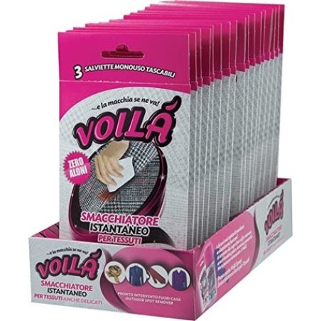 Voilà Disposable Wipes Instant Stain Remover 3 Wipes