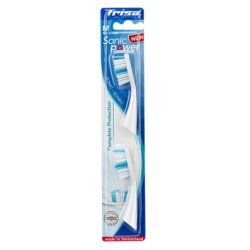Trisa 661902 toothbrush head 2 pc(s) White