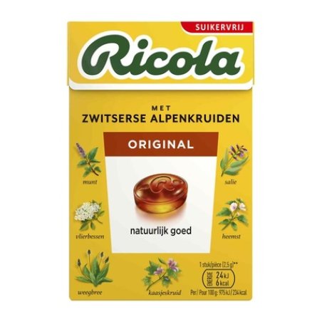 Ricola Original Sugar-Free Pastilles
