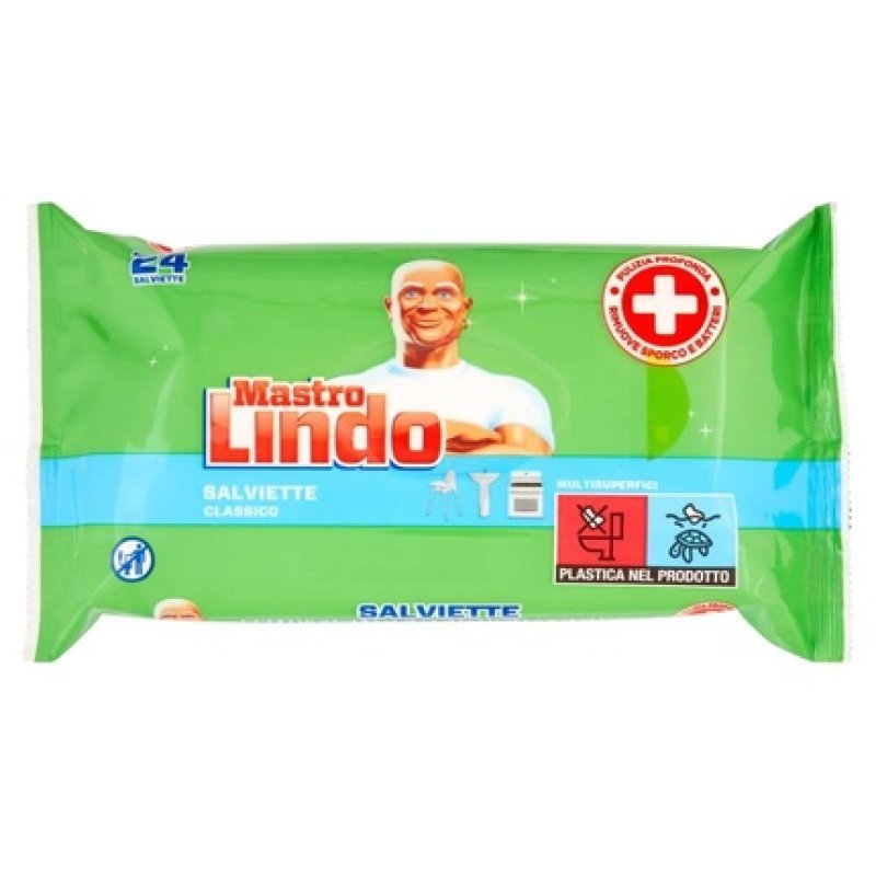 Mastro Lindo Multi-surface Cleaning Wipes 24 pcs Classic