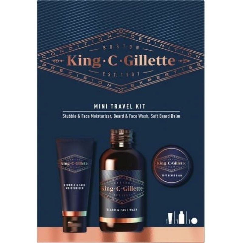 Gillette King C. 3 pièce(s)