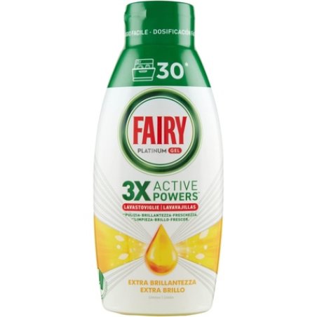 Fairy Platinum Dishwasher, Shine, Lemon Scent, 30 Loads, Fast