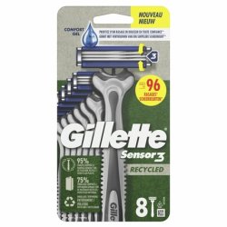 Gillette Sensor3 Recycled Disposable Razor Blades