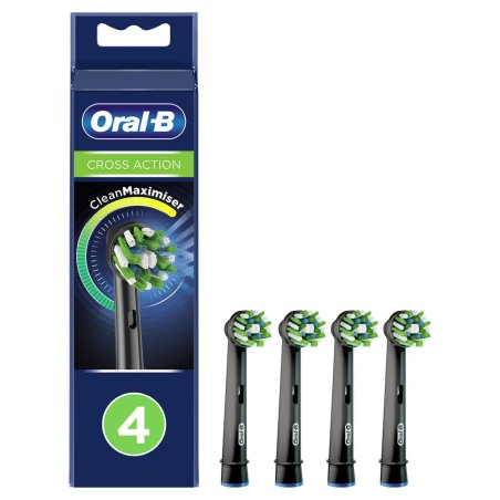 Oral-B Pro Cross Action 4 pc(s) Black