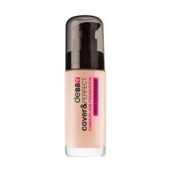 deBBY cover&PERFECT 30 ml Flacon pompe Liquide 01 Nude Rose