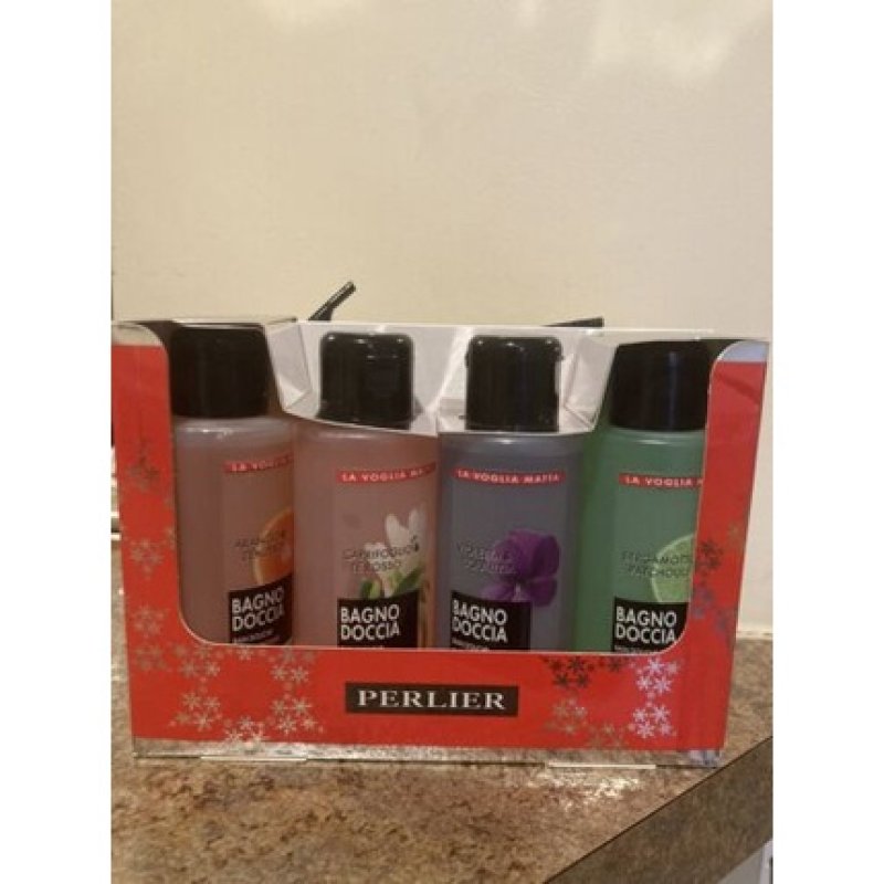 Perlier La Voglia Matta Bath and Shower Kit 4 Scents 100ml x 4 New Gift Set