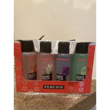 Perlier La Voglia Matta Bath and Shower Kit 4 Scents 100ml x 4 New Gift Set