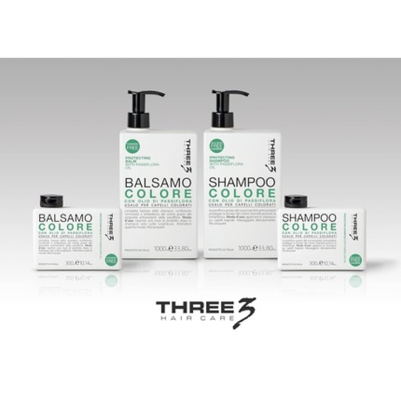 FAIPA THREE3 Balsam Hair Conditioner for Colored Hair with Passion Flower and Paraben-Free 300ml