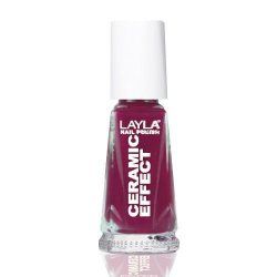 Layla Cosmetics Smalto Layla Ceramic Effect nail polish 10 ml Red Gloss