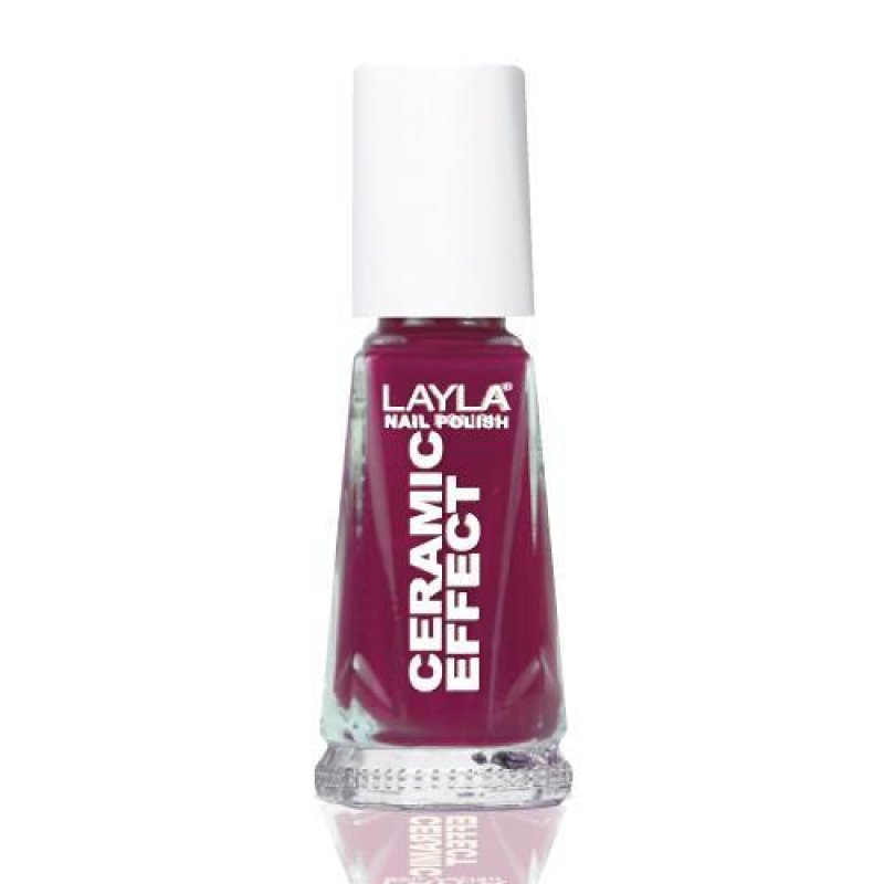 Layla Cosmetics Smalto Layla Ceramic Effect vernis à ongles 10 ml Rouge Gloss