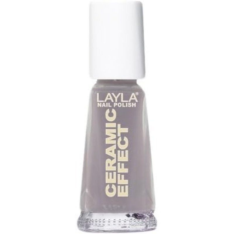 Layla Cosmetics Ceramic Effect nail polish 10 ml Grey
