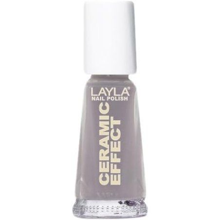 Layla Cosmetics Ceramic Effect nail polish 10 ml Grey