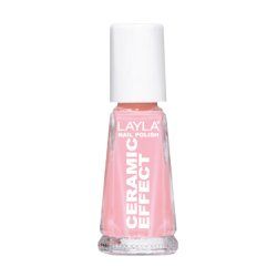 Layla Cosmetics Smalto Layla Ceramic Effect nail polish 10 ml Beige Glitter