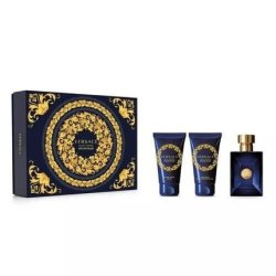 Versace Dylan Blue Gift Set Eau De Toilette Spray 50ml Shower Gel 50ml Aftershave Balm 50ml