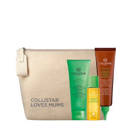 Collistar Maternity Kit: Talasso shower cream 150 ml Pure actives anti stretch marks concentrate elastin, hyaluronic
