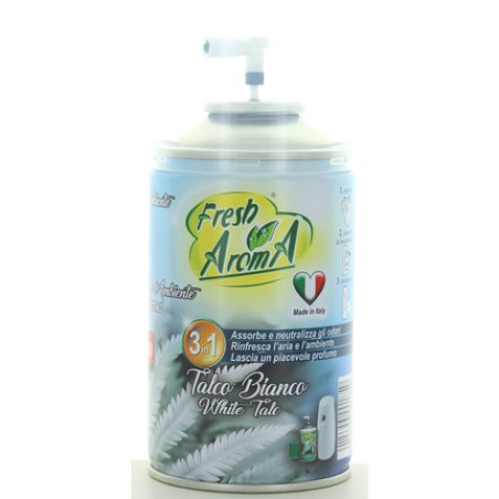 Fresh Aroma Deo Matic Spray Refill White Talc 250 Milliliters