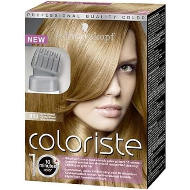 Schwarzkopf Coloriste 10 550 Castano Dor 6x17 Hair Color