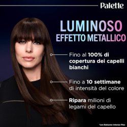 Schwarzkopf Metallic Collection 3-89 Dark Brown Copper Hair Color with Metallic Effect for up to 100% Gray Coverage