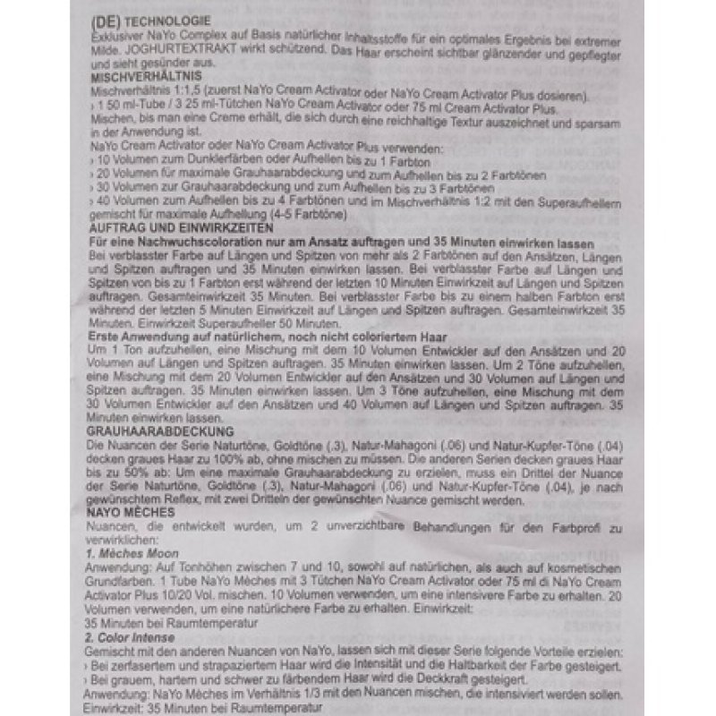 Kemon Nayo Perm Hair Dye Color Tube 50ml Copper Brown Blonde K987