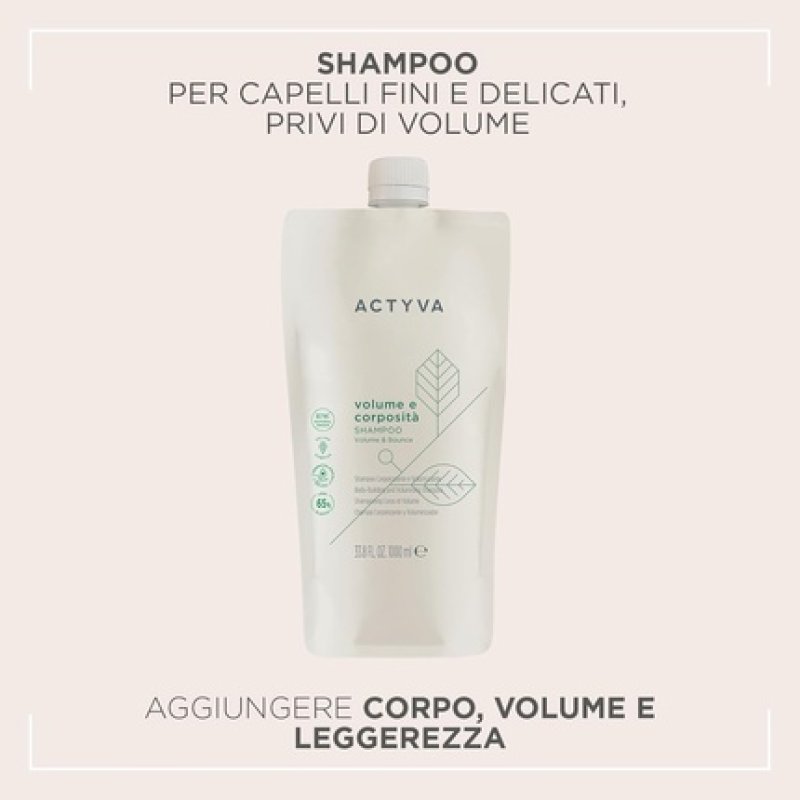 Actyva Shampoo for Volume and Fullness for Fine Hair