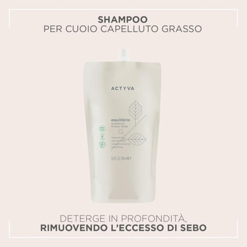 Actyva Equilibrio Shampoo Sebum-Regulating Action for Oily Scalp