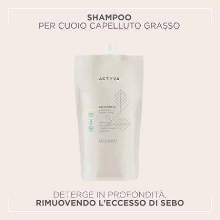 Actyva Equilibrio Shampoo Sebum-Regulating Action for Oily Scalp