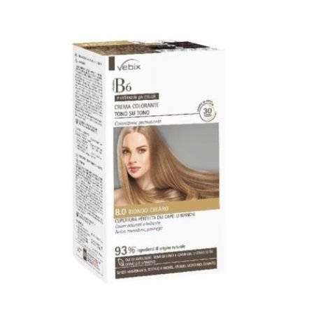 VEBIX Phytamin Ph Color Hair Dye N.8.0 Light Blond