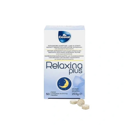 Cosval Relaxina Plus Dietary Supplement For Sleep And Relaxation - 50 Tablets