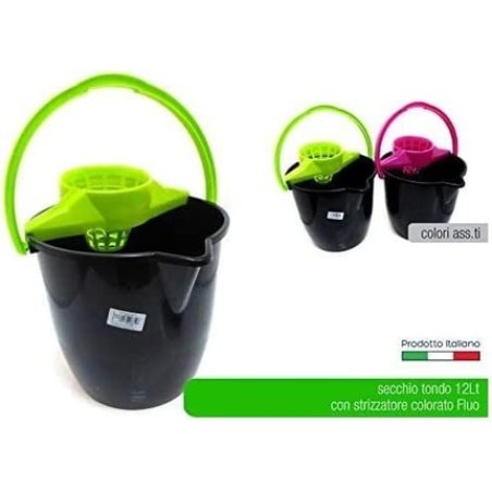 Bucket Wringer Round Fluo 12l Product For House Cleaning