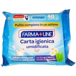 Farmaline Chamomile Toilet Paper Wipes 40 Pieces